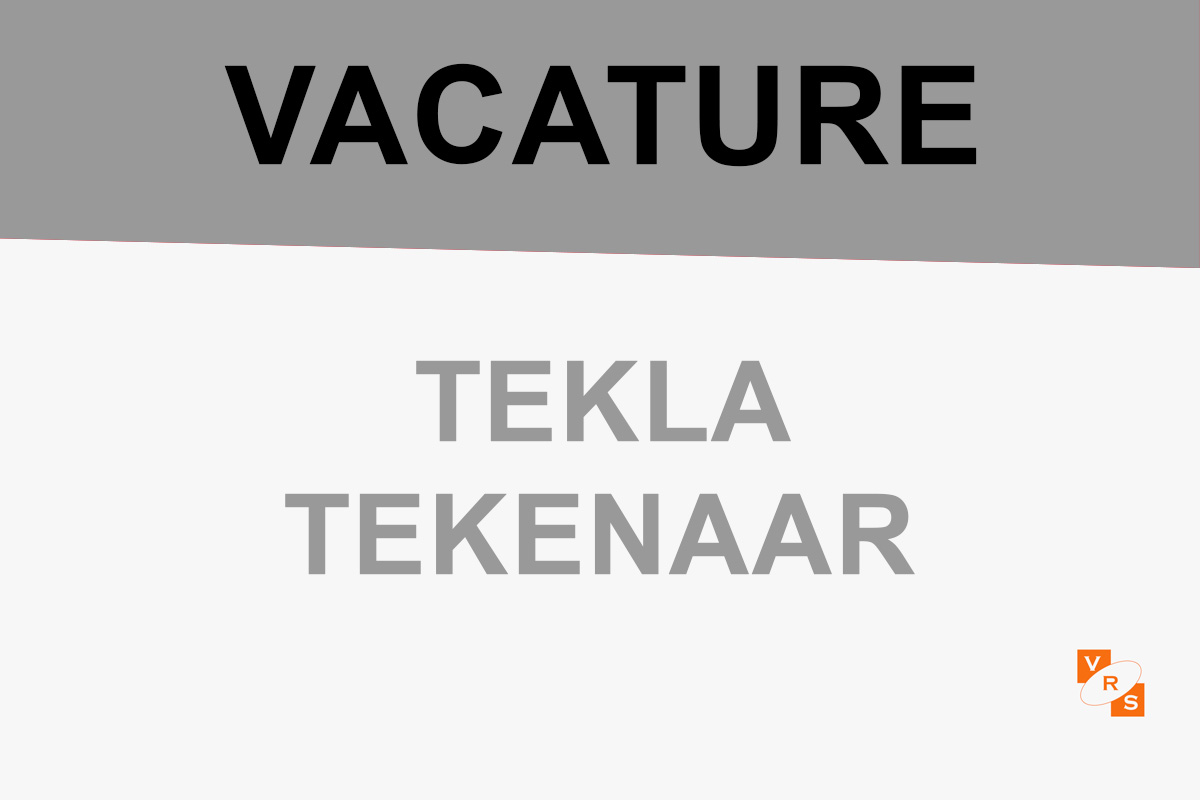 Vacature tekla-tekenaar