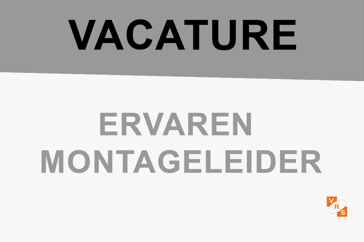 Vacature Ervaren montageleider